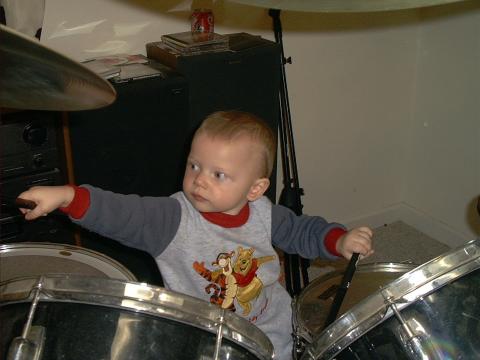 Kyle, the little drummer boy