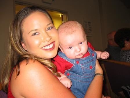 Me & Brayden (friends's baby)