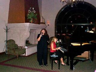 Jeanne Streny & Ginny Hubbard singing