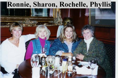Newton South High School Class of 1964 Reunion - Sharon, Laurie, Marilyn, Rochelle, Bonni