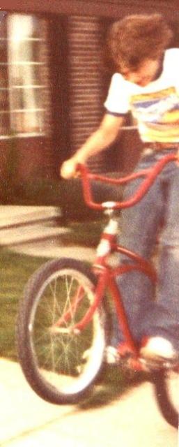 First bike, 1980