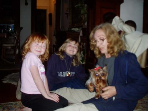 hannah, julia, grandma karin, and maya