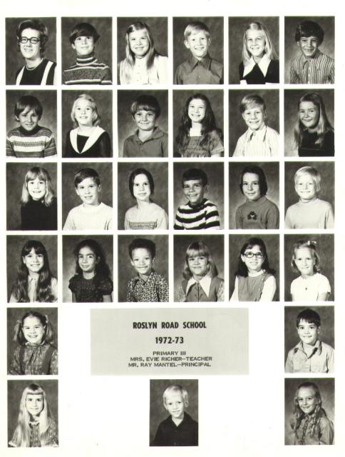 Mrs. Richer 3rd Grade 1972-1973