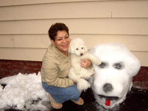 me and snowball