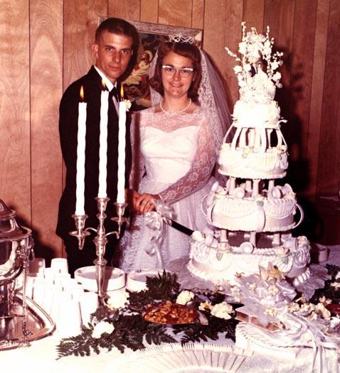 Wendell n Carol's Wedding-July2, 1966.