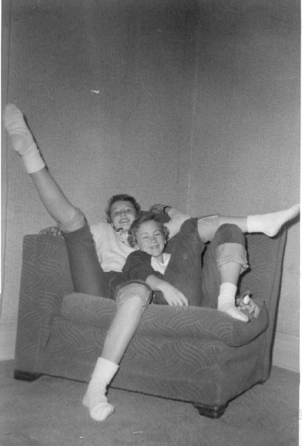 Janet & Bobbie 1956