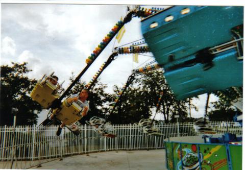 me and my neice on ride at fair