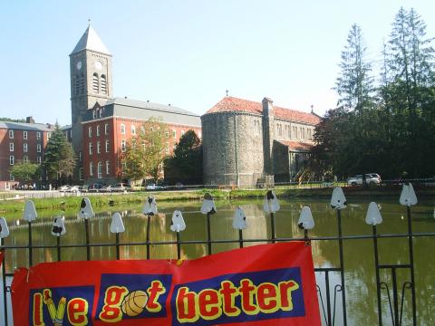 Back view w/chapel