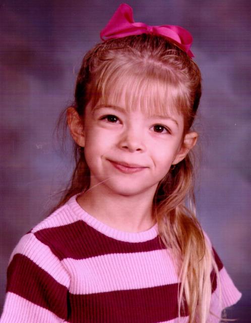 Lacey's school pic.