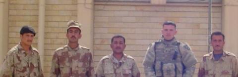 John with Iraqi Army
