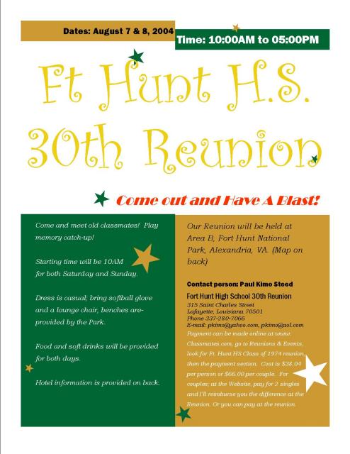 FT Hunt 30th Reunion