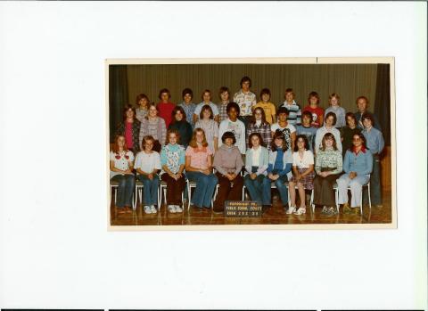 1976/77 Mr Hook's grade 8 CLASS