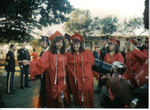 Gina & Joan graduation 89