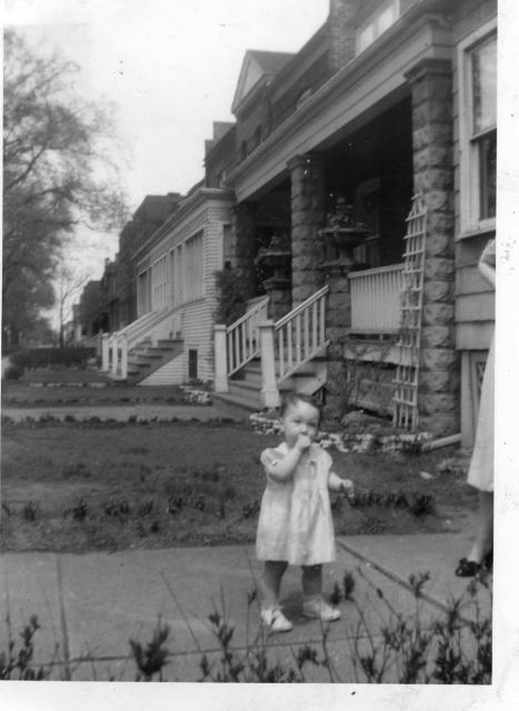 Helen_1951,106th_Champlain_houses_in_background