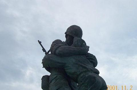 Brothers Statue at Korea War Memorial