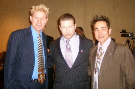 Meeting William Baldwin at an event.