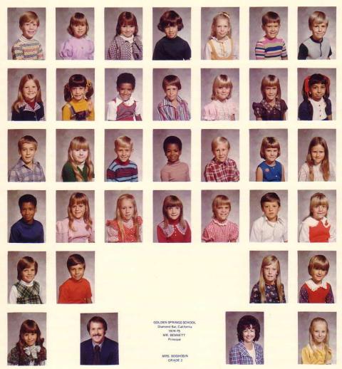 Mrs. Boghosin 2nd Grade 1974-75