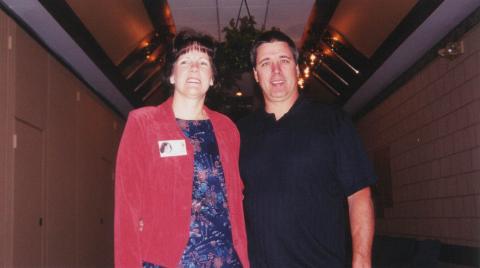 Linda Raymond Mazzelli and her husband