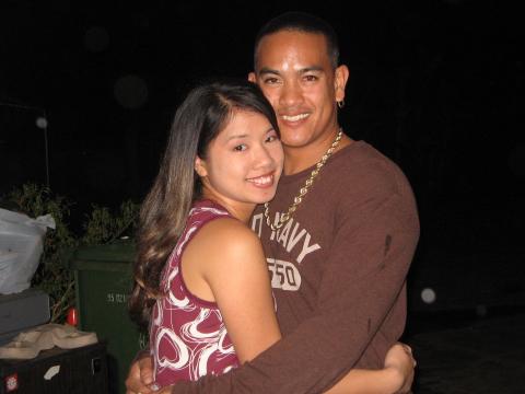 My son Kekoa & Kelina Pine(girlfriend)