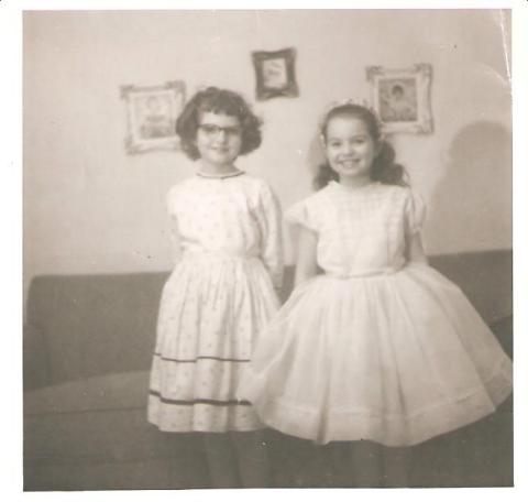 Mary Louise Colston & Michele  Frankfurt Germany 1958