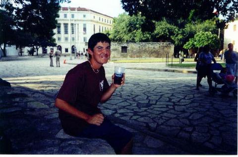 Steven at the Alamo 2001