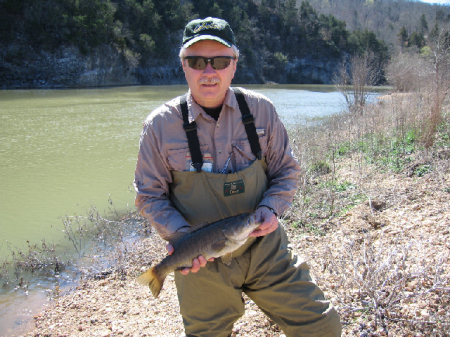 Small Mouth fishing in Arkansas