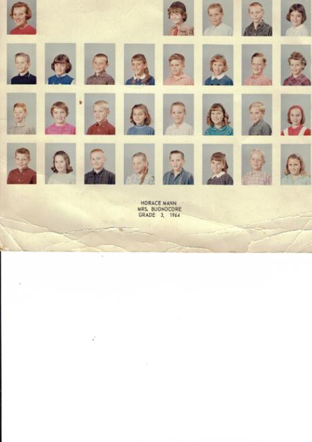 Mrs Bonocore's 3rd grade 1964