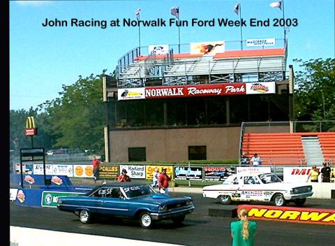 John racing our 1963&1/2 Gal 7-2003 copy