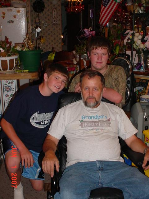 my Dad and my  2 Boy's
