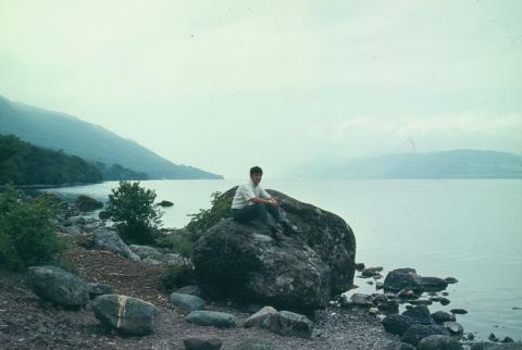 Me,south shore Loch Ness,Scotland'72