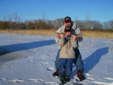 ice fishing