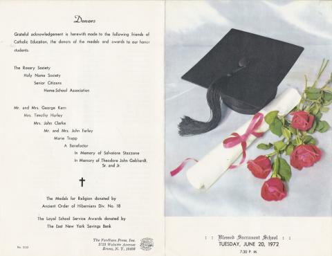 Tuesday June 20, 1972 Graduation