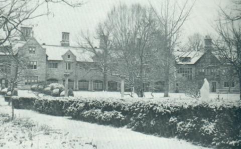 Main House in Snow