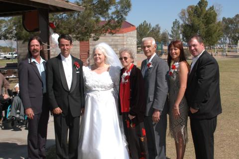 Bride, Groom & Brides family