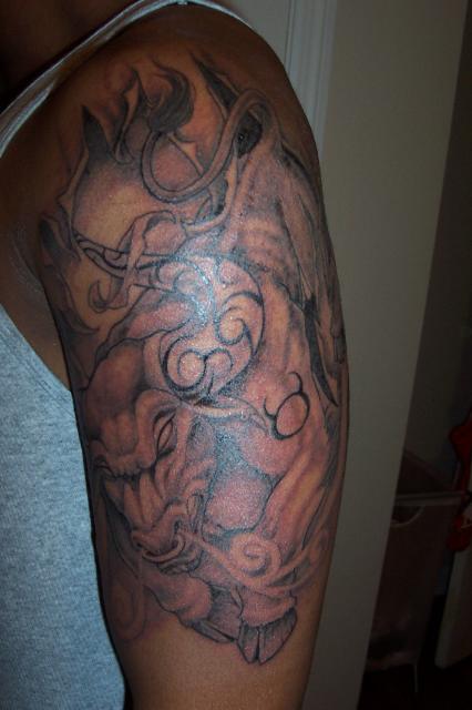 My 2nd tat: a bull