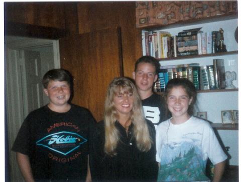 Tracie with her Brothers and Sister