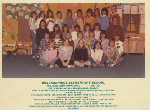 1981-82 6th Grade