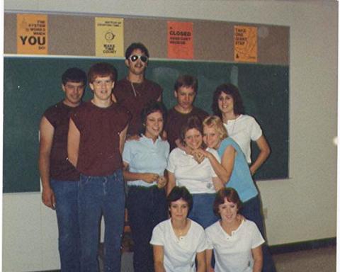 MAY 1985 - CLASS PIC