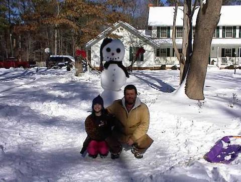 Nat's 1st snowman