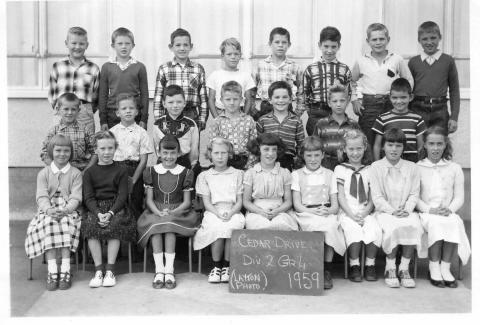 Cedar Drive Grade 4 1959