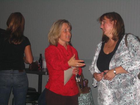 Karen Eggert on the right w/ Millie