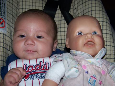 Jordan & Sis's doll