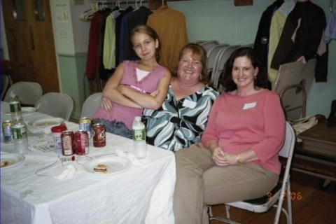 Suzanne Johnston, daughter-Julianna and Karen Bishop