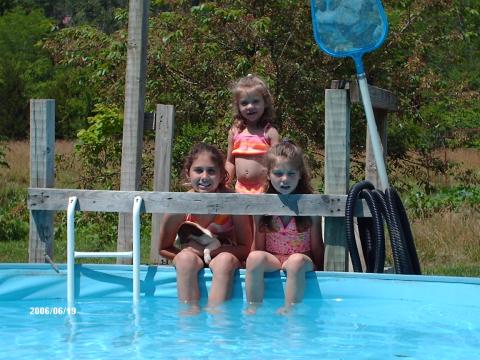 Girl's In Grandparents Pool 2