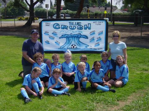 Caitlin & Blue Crush Soccer Team 2003