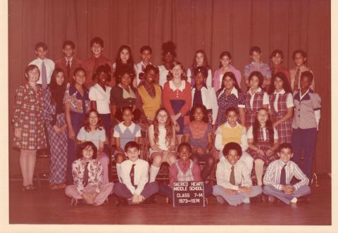 Sacred Heart Primary School (168th St.) Class of 1975 Reunion - SACRED HEART 7TH GRADE PH