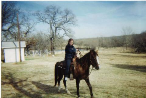 Katie rides "Baby" @ Ranch 03