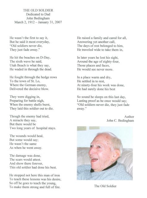 A memorial Poem