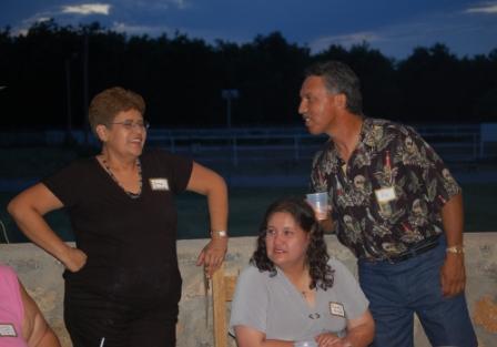 irma suarez, betty aldaz and pio sanchez