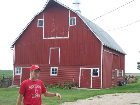 Tim W on farm